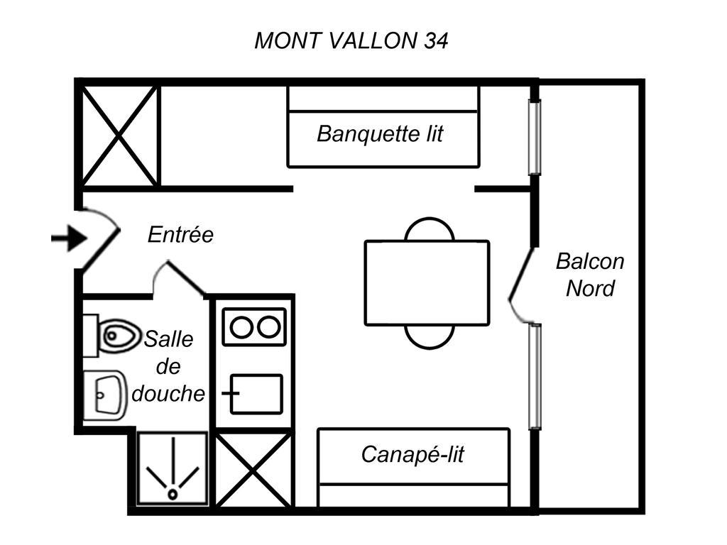 Residence Mont Vallon Méribel Zewnętrze zdjęcie